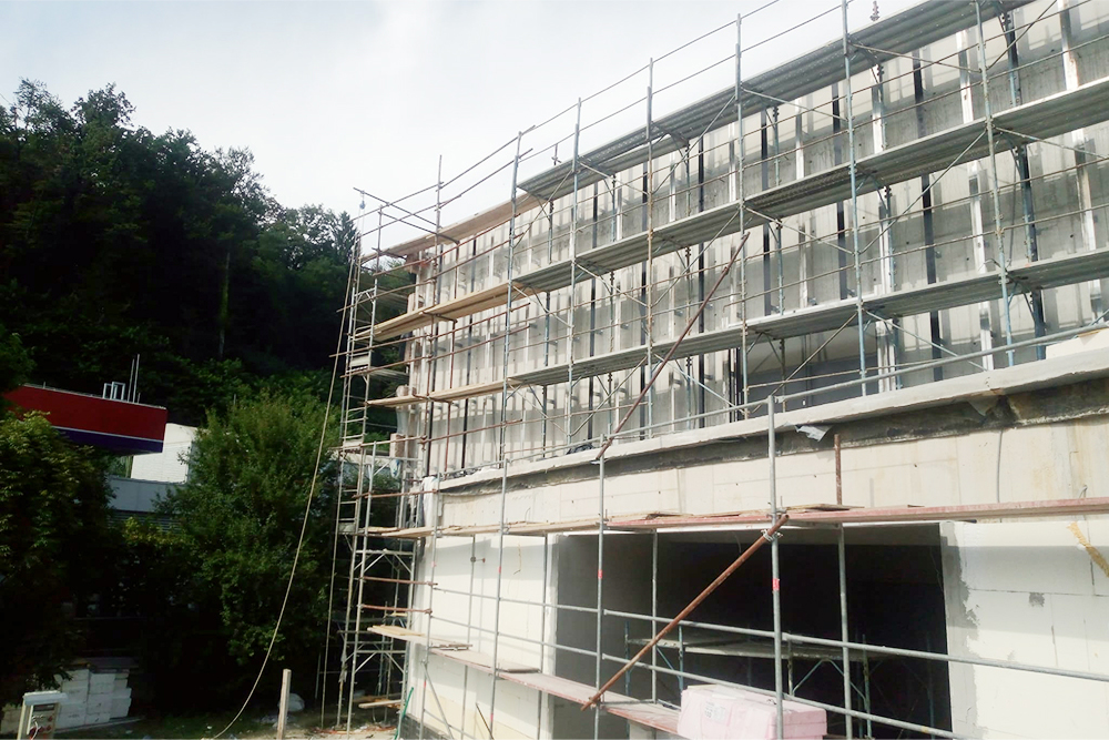 Prezračevalno fasaderstvo Jesenko